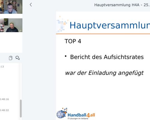 Hauptversammlung 2021